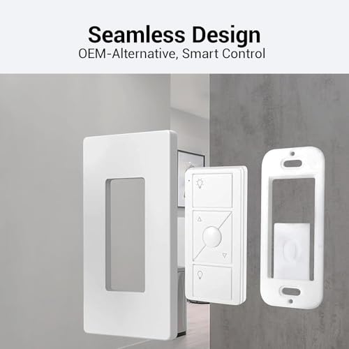 Support mural pour télécommande Lutron Pico : lot de 5 clips pour interrupteur noir