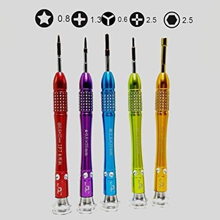 5 in 1 Precision Metal Screwdriver Set for Apple iPhone 7 Disassemble Teardown Opening Repair Tools Kit for iPhone 6S