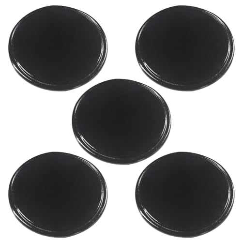 UHANBUT Sticky Gel Pad for Car Dashboard, Removable Anti-Slip Round Magic Gel Mat, Multi-Functional Cell Phone Holder, Universal Auto Dash Accessories for GPS, Mirrors, Keys, Radar Detector (5PCS)