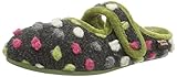  Manitu Home Damen 320440 Pantoffeln, Grau (Grau/Bunt), 38