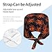 Octopus Ocean Fashion Adjustable Working Cap Breathable Unisex Women Men Elastic Bandage Tie Back Hats Scrub Nursing Doctor Surgeon Cap