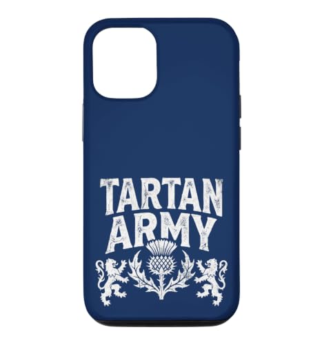 Tartan Army Thistle Emblem Scottish �X�}�z�P�[�X iPhone 12/12 Pro �p