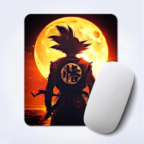 Image of Mouse Pad with Design, 24 x 20 cm, 3mm Thick Rubberised Base Mouse Pad for Computer, PC, Laptop (Anime - 6)