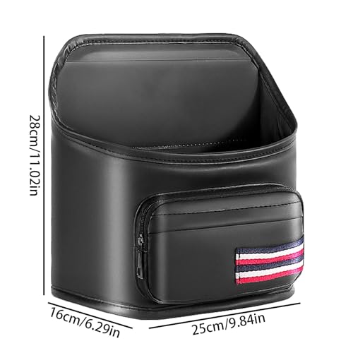 Boîte de rangement siège auto imperméable avec support sac mouchoirs pour SUV