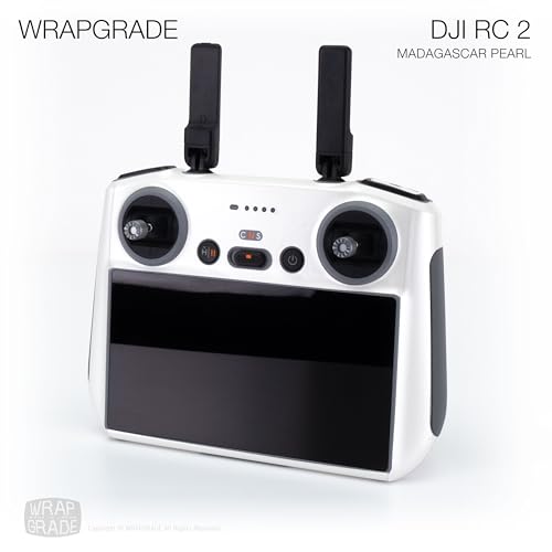 WRAPGRADE Skin Stickers Compatible with DJI RC 2 (MADAGASCAR PEARL), DJI RC 2, 17.5 x 13.5 cm - Image 2