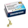 Officemate Paper Fasteners, 2 Inch Shank, Brass (99817)