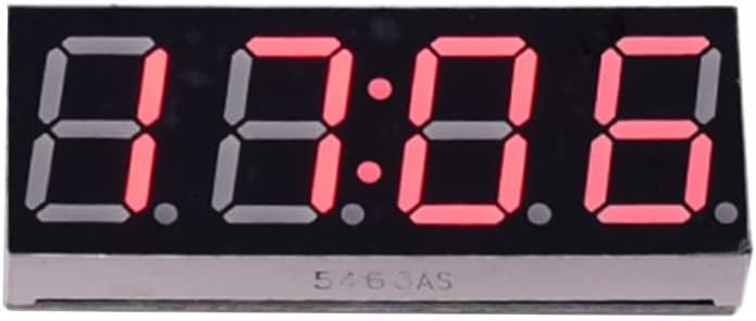 DONGKERDigital Tube Clock Module,DC 5V LED Segment Module with 8-level Brightness Adjustment for DIY Clock Show Time