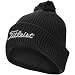 Titleist Pom Pom Winter Golf Stocking Hat Beanie (Black)