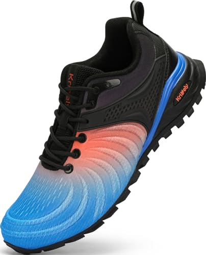Kricely Men's Walking Shoes Breathable Lightweight Fashion Sneakers Non Slip
