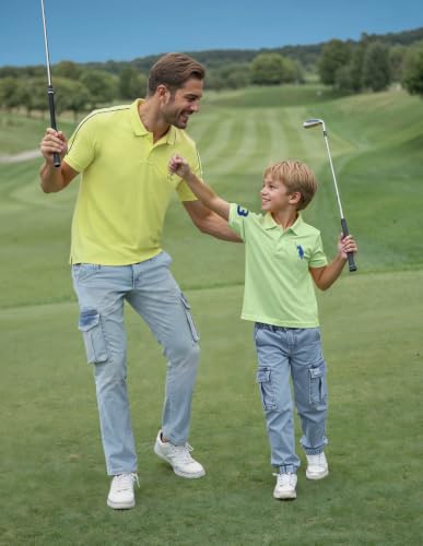 Image of U.S. Polo ASSN. Solid Regular Fit Polo T Shirts for Men - 100% Cotton, Half Sleeves Mens Tshirt