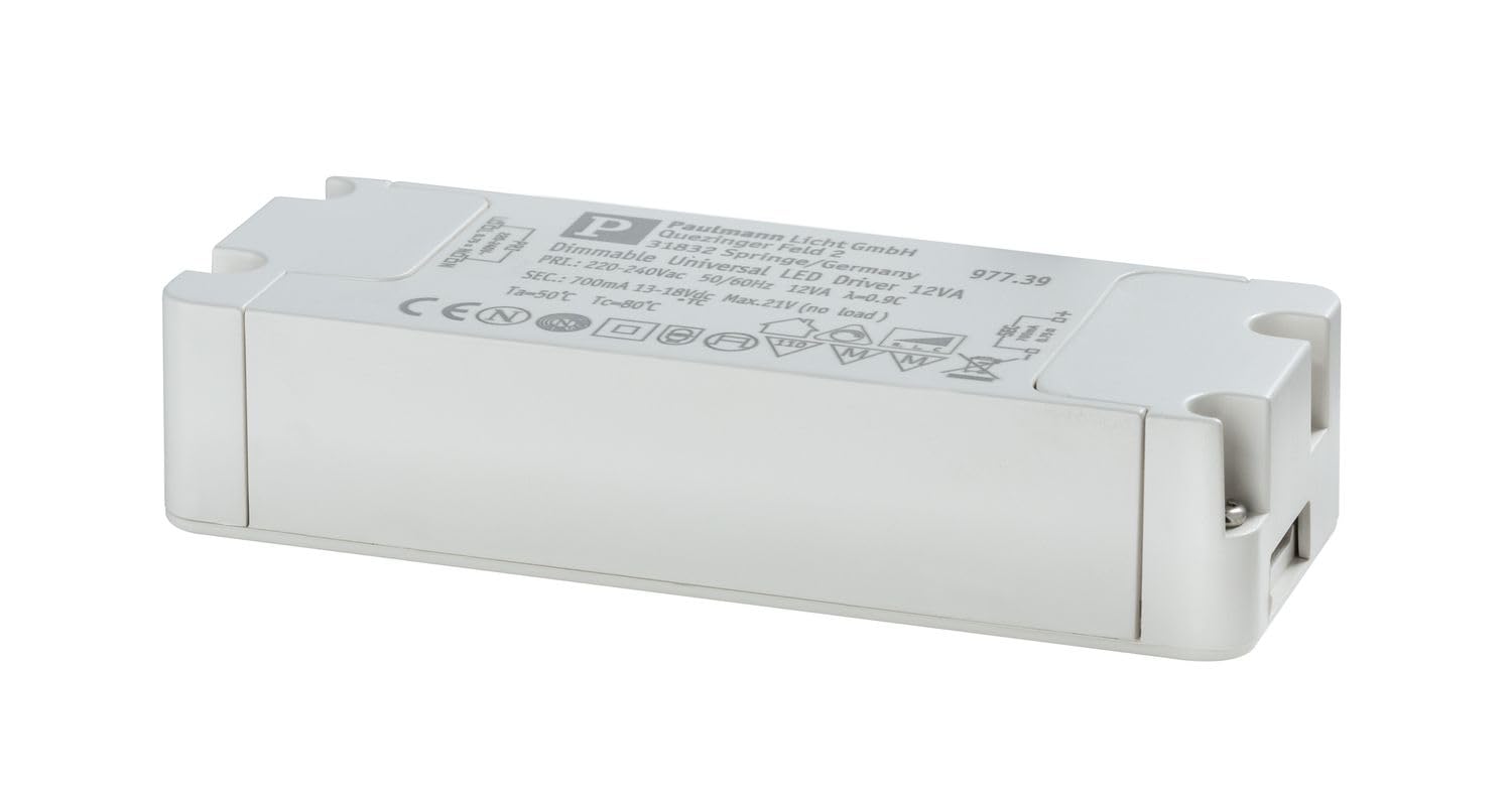 Paulmann 97739 LED Driver Constant Current 700mA 12W dimmable White