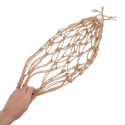 SHINEOFI Porta Botellas de Vino de Macramé de Cuerda de Yute, Red de Malla Agujeros Pequeños para Jarras de 5 Litros, Bolsa de Embalaje Resistente y Adaptable para Transporte - imagen 3