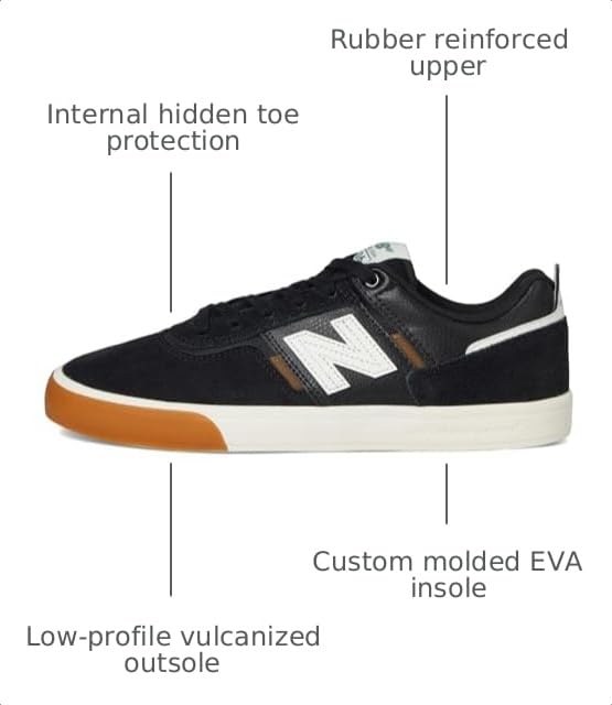 Image of New Balance Unisex Adult Numeric 306 V1 Skateboarding Shoes