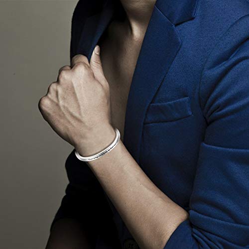 Dletay Urn Bracelet Cremation Bracelet For Ashes Memorial Ashes Bracelet Openable Cuff Bangle Bracelet-Your Wings Were Ready, My Heart Was Not #TOP4