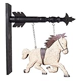 Horse with Saddle - Decorative Plaque for Arrow Hanger