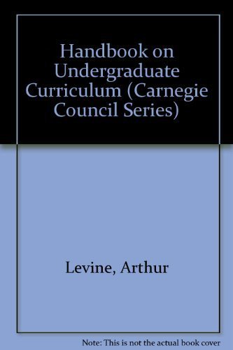 Handbook on Undergraduate Curriculum (Carnegie ... 0875893767 Book Cover