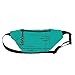 DALIX Fanny Pack w/ 3 Pockets Traveling Concealment Pouch Airport Money Bag (Aqua)