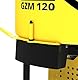 Güde Zwangsmischer GZM 120 (230 V, 2000 W, 72 cm Trommel-Ø, 120 Liter Trommelvolumen, Mischwerkumdrehung 32 U/min., Sackaufreißer am Schutzgitter, klappbare Eimer-Vorrichtung, Motorschutzabdeckung)