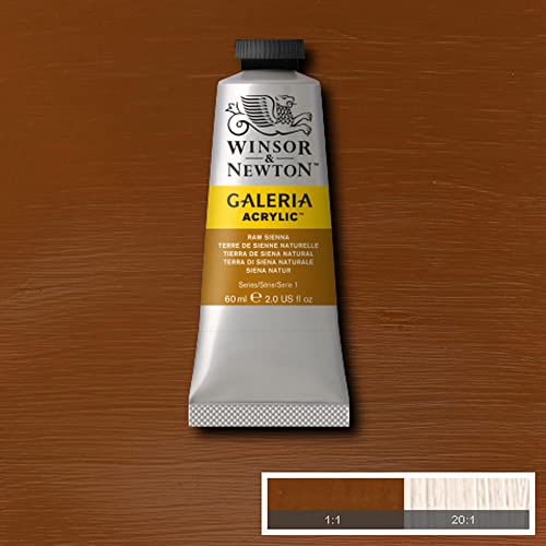 Image of Reeves Winsor and Newton Galeria Acrylic Paint Tube (60ml, Raw Sienna)