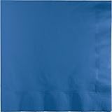 150-Count Value Pack Paper Beverage Napkins, True Blue