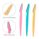 Eyebrow Razor 62 Pcs Multipurpose Exfoliating Dermaplaning Tool Trimming and Shaving Grooming for Face and Eyebrow Shaper for Women and Man Mooerca - Image 3