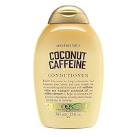 Ogx Anti Hair Fall + Coconut Caffeine Strengthening Conditioner For Damaged & Fine Hair 385mL