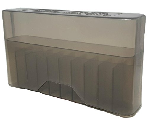MTM 20 Round Slip-Top Rifle Ammo Box, Clear Smoke - Thumbnail 3