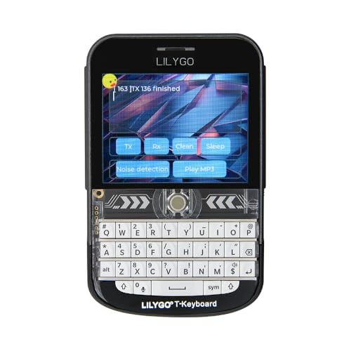 LILYGO T-Deck Plus Meshtastic ESP32-S3 LORA-89 915Mhz SX1262 Ulbox GPS White Keyboard 2.8 Inch Display TTGO Development Board with ABS Shell Version