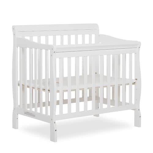 Dream On Me Aden 4-in-1 Convertible Mini Baby Crib in