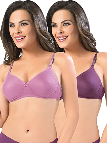 Image of SONARI Women's Non-Padded T-Shirt Bra | Wire-Free, Medium Coverage, Comfortable Polyester-Cotton Blend Fabric | Adjustable Straps, Ideal for Sports Catwalk