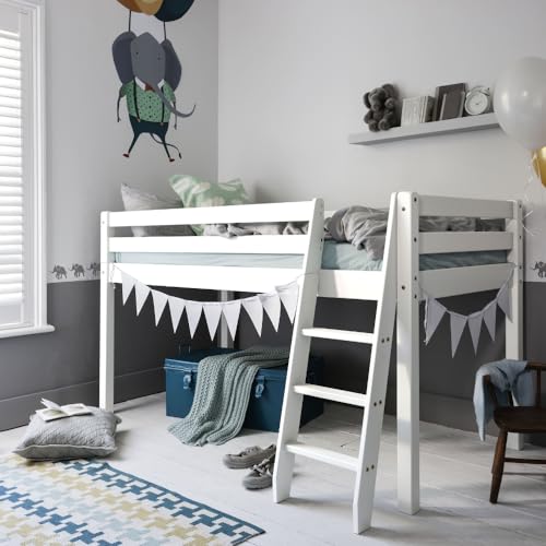 Noa and Nani Ontario Cabin Bed Midsleeper Shorty in Classic White