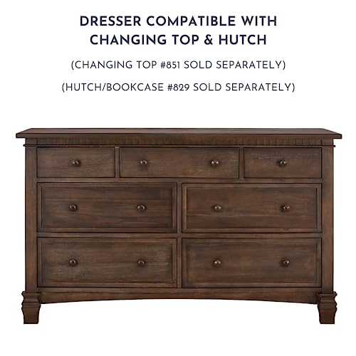 Evolur Cheyenne And Santa Fe Double Dresser, Antique Brown, 54X33X20.3 Inch (Pack Of 1) #TOP5