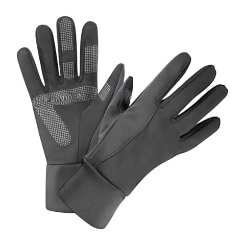 FanVince Grey Winter Gloves Medium Cover