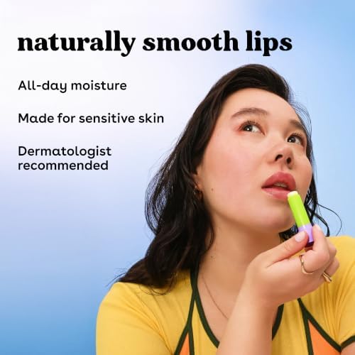 eos 내추럴 시어 립밤 - 생일 케이크, 올데이 모이스처, 시어 버터, 드라이 립 케어, 4g — 사진 3