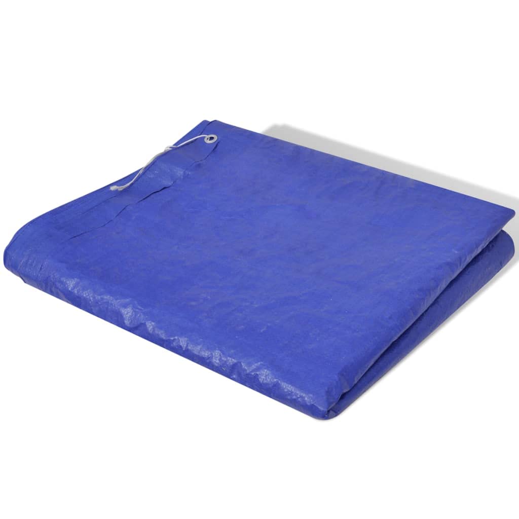 Telo di copertura per piscina in polietilene, rettangolare, 540 x 270 cm, impermeabile, robusto, resistente ai raggi UV, per piscina, giardino, terrazza, protezione invernale e solare