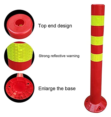 Borne de stationnement plastique renforcé 75 cm avec vis de sol - 4