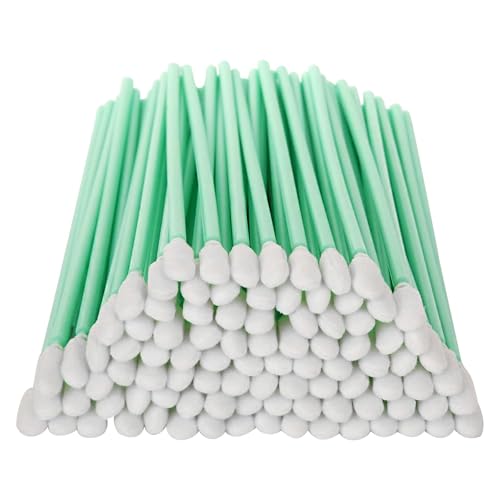 CertBuy 200 Pcs Foam Swab Cleaning Swabs, 6.4 Inch Multi-Purpose