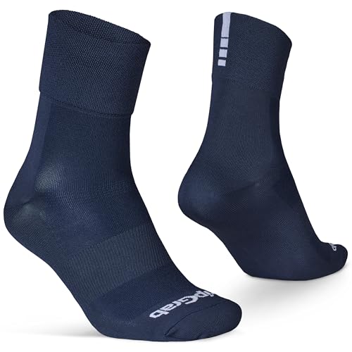 Image of GripGrab Lightweight SL Performance Summer Cycling Socks Eyecatching 2 Lengths Road Mountain Gravel Bike Indoor Biking