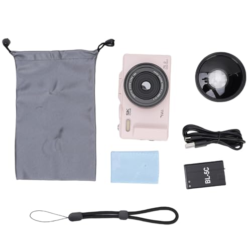 LICAEVEY Cámara Digital 5K 75MP WiFi Vlog con Pantalla 3" 180° Flip miniatura 5