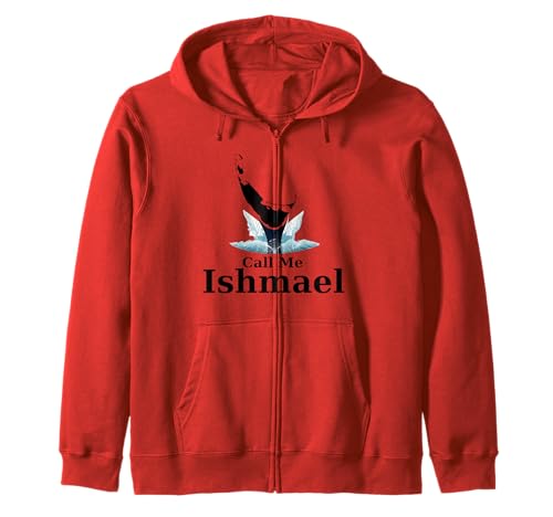 Call Me Ishmael - Moby Dick Nantucket Whale Tale Mapa Sudadera con Capucha