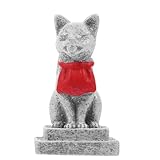 DOITOOL 2 Piezas Miniaturas de Inari Japonesas para Decoración de Jardín Adornos de Duraderos y Detallados Figuras de Paisaje Tradicional Japonés para Hogar y Oficina