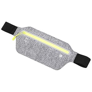 Jxxuiruieen Torba Biodrowa Wielofunkcyjna Szara