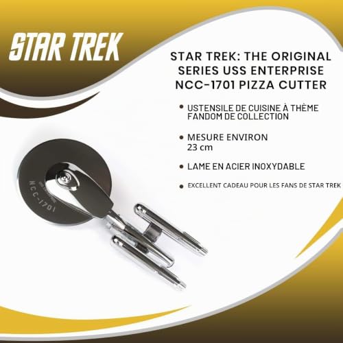 Ukonic Pizza Cutter : USS Enterprise NCC-1701 Roulette à Pizza en Acier Inoxydable – vue 7