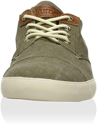 Burnetie Men's Hawk Eyes Lace-Up Low Top Sneaker
