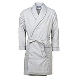 Eminence Herren HERITAGE 7U43 Bademantel, Karo weiß, gelb, blau, M