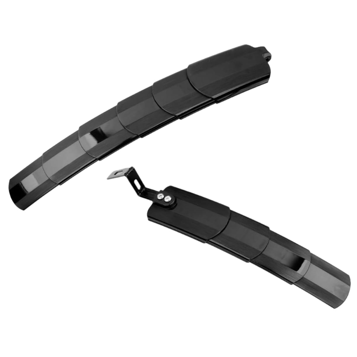 Mipcase Garde-Boue vélo Velo de Route Gravel Velo Anti poussiere Lenoir Velo Gravel Garde-Boue pour vélos vélo de Montagne Garde-Boue Solide Garde-Boue de vélo Plastique Black