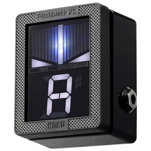 Image of Korg Pitchblack XS Compact Chromatic Guitar Pedal Tuner w / Four Display Modes and High Visibility Display (PBXS)