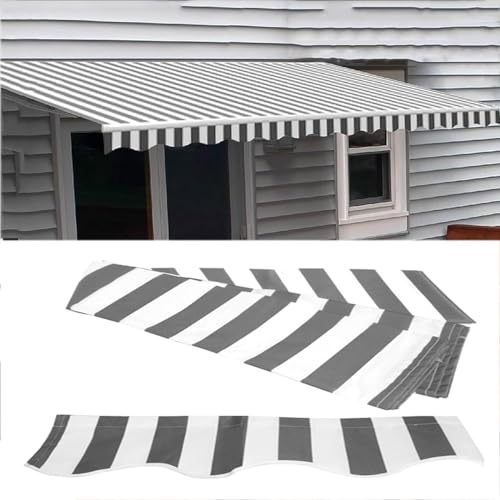 Toldo retráctil duradero de 280 g/m², 100 % poliéster, para exteriores, tela de repuesto de 3 x 1,5 m, para patio, terraza, pabellón, cubierta impermeable