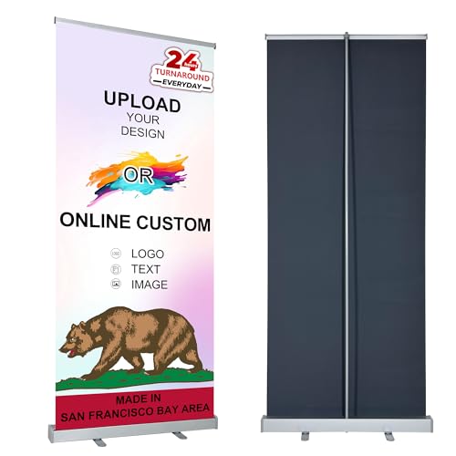 JUST 4 SIGNS CUSTOM Retractable Banner Stand 33½