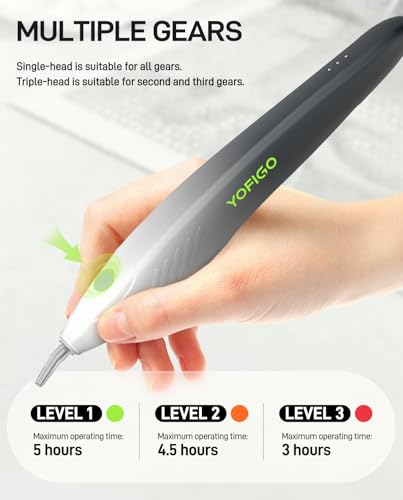 Image of YOFIGO Electric Diamond Painting Pen Rechargeable Drill Pen